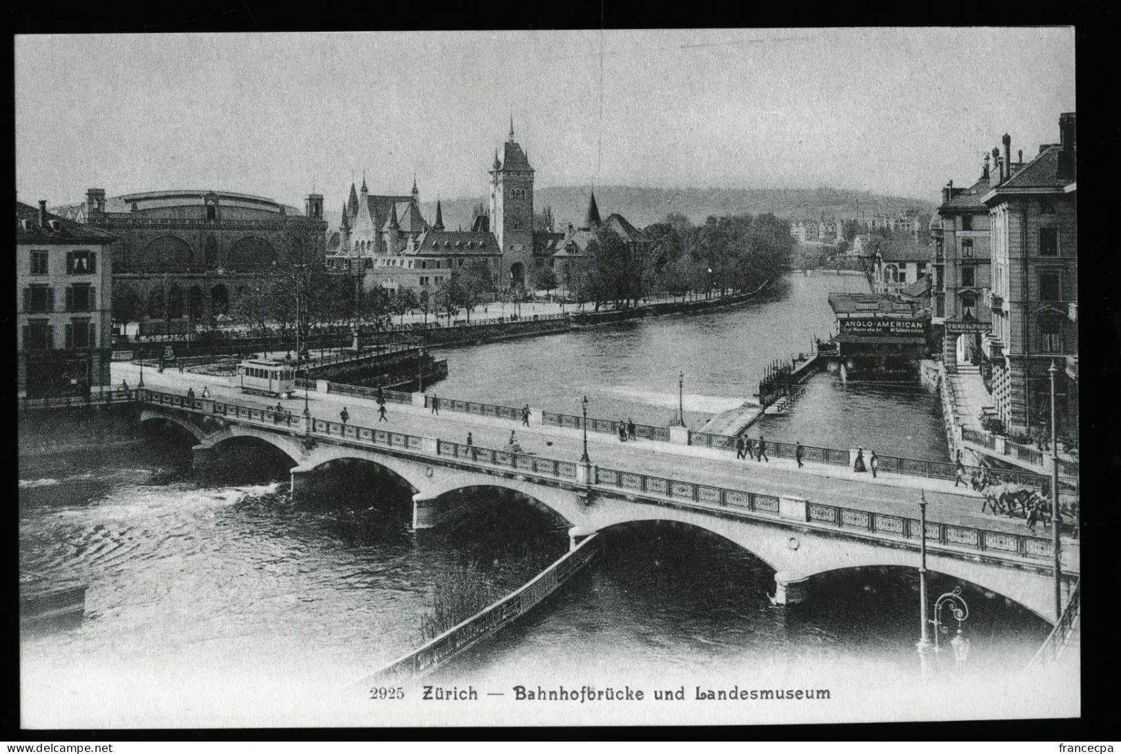 14897 - SUISSE -  ZURICH - Bahnhofbrücke Und Landesmuseum - Zürich