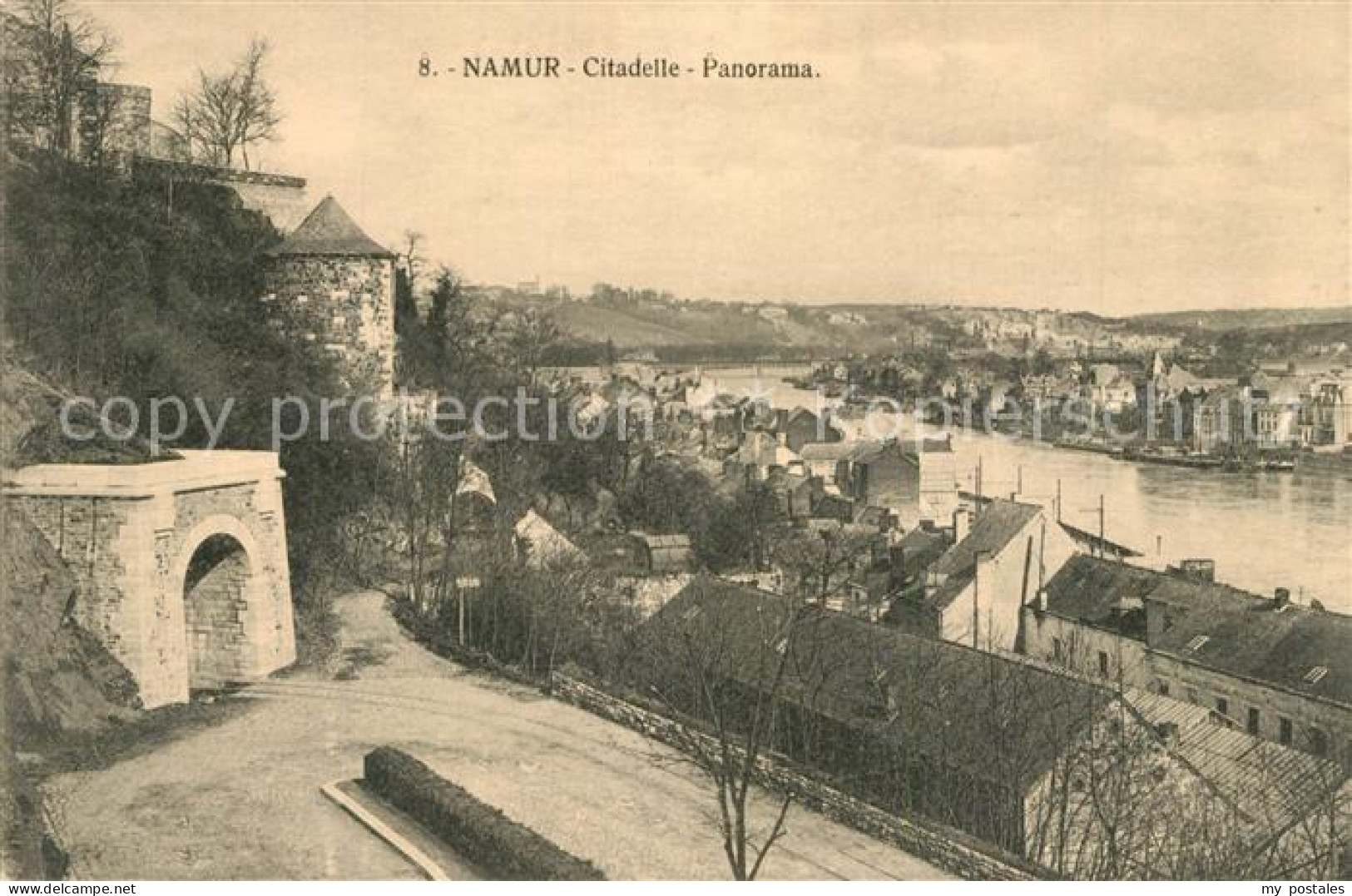 73340397 Namur Wallonie Citadelle Vue Sur La Meuse Et La Ville Namur Wallonie - Namur