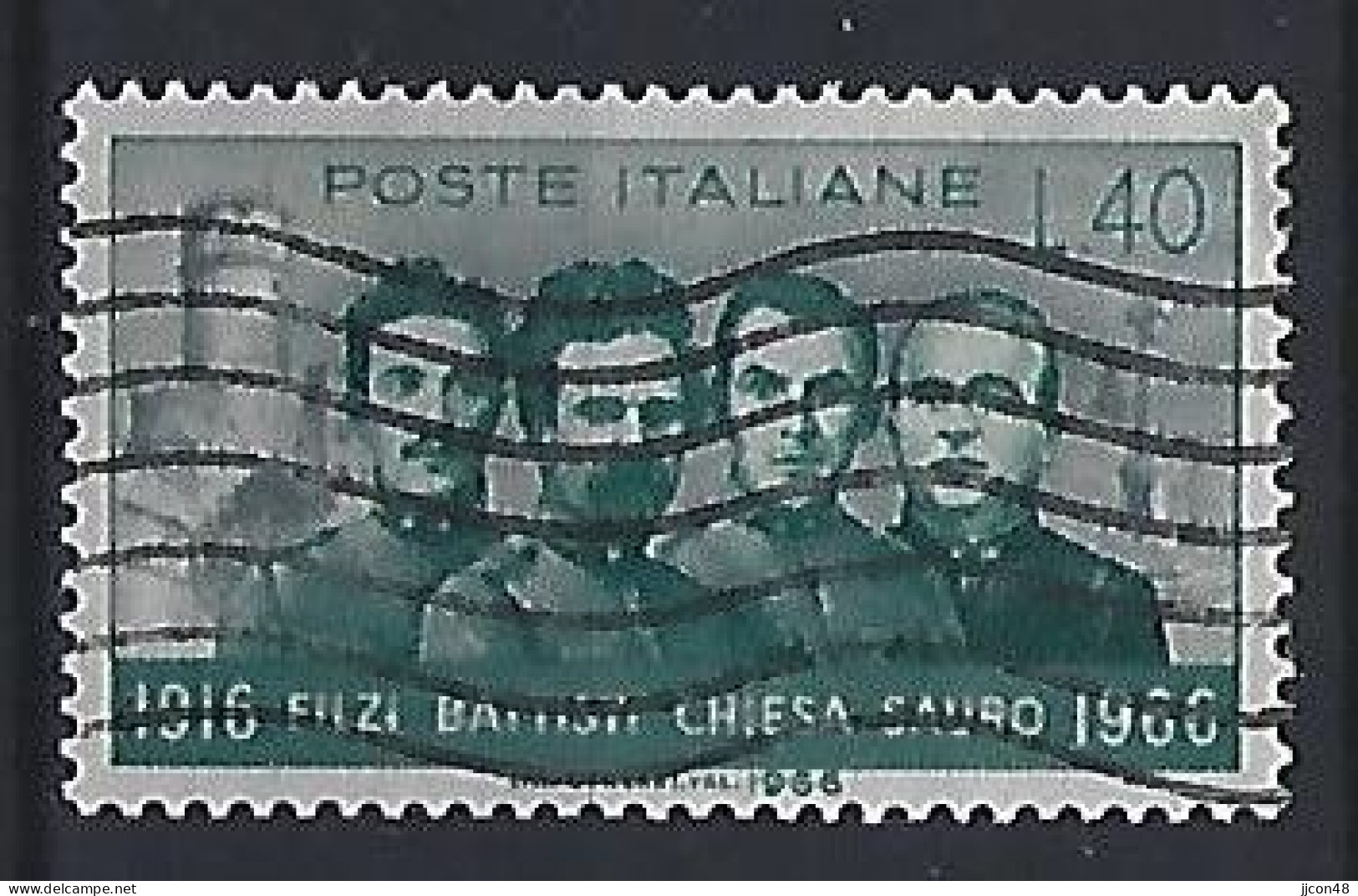 Italy 1966  Cesare Battisti, Damiano Chiesa, Fabio Filzi Und Nazario Sauro (o) Mi.1218 - 1961-70: Used