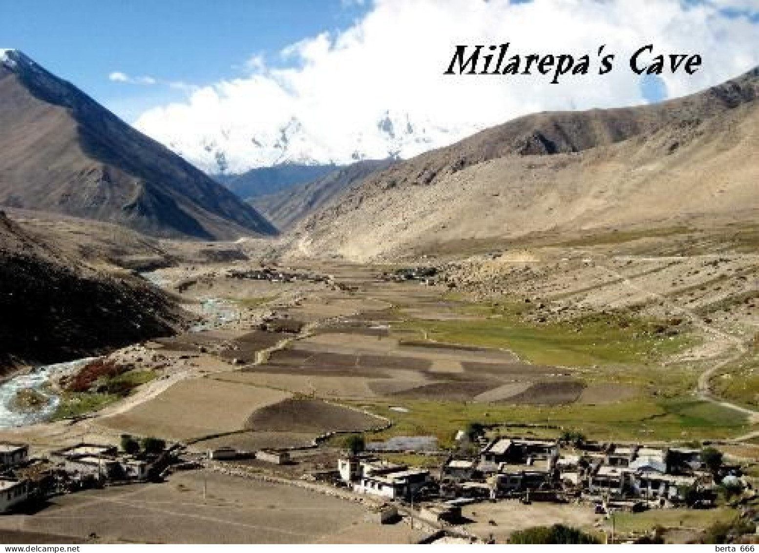 Tibet Milarepa's Cave New Postcard - Tíbet