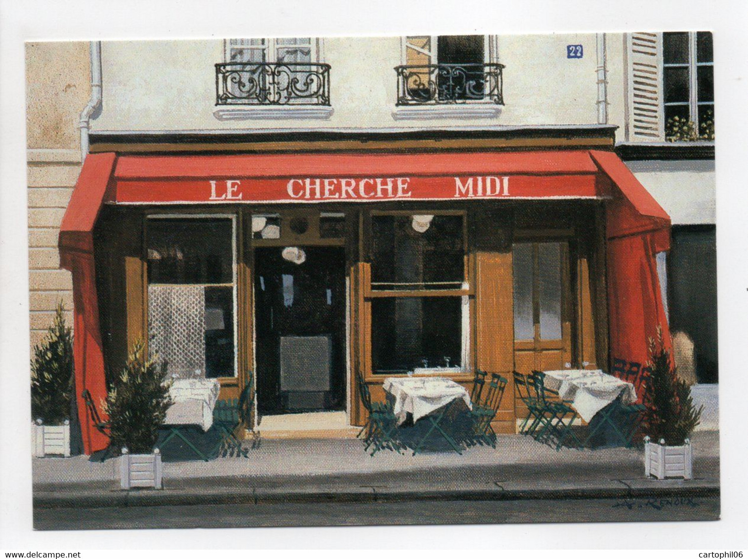 - CPM PEINTURE - ANDRÉ RENOUX : LE CHERCHE MIDI - Editions André Roussard RF 9 - - Peintures & Tableaux