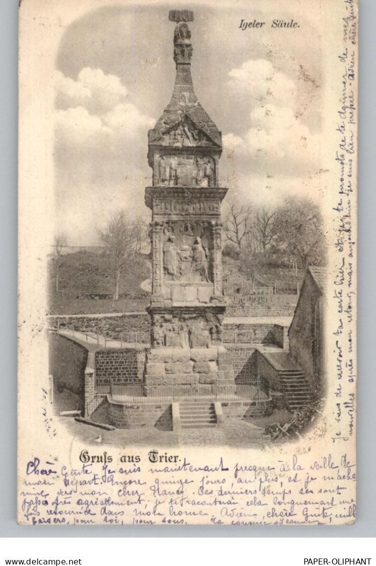 5500 TRIER, Igeler Säule, 1899, Ohne Verlagshinweis, Bernhoeft-Design - Trier