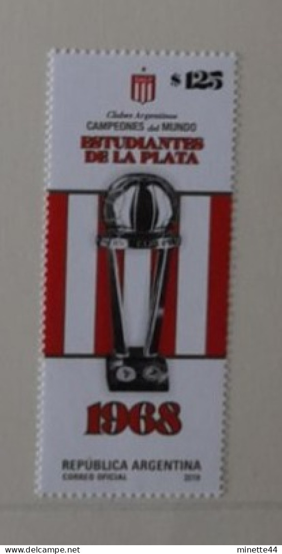 ARGENTINE ARGENTINA MNH** 2019 PLATA 1968 FOOTBALL FUSSBALL SOCCER CALCIO VOETBAL FUTBOL FUTEBOL FOOT FOTBAL - Unused Stamps