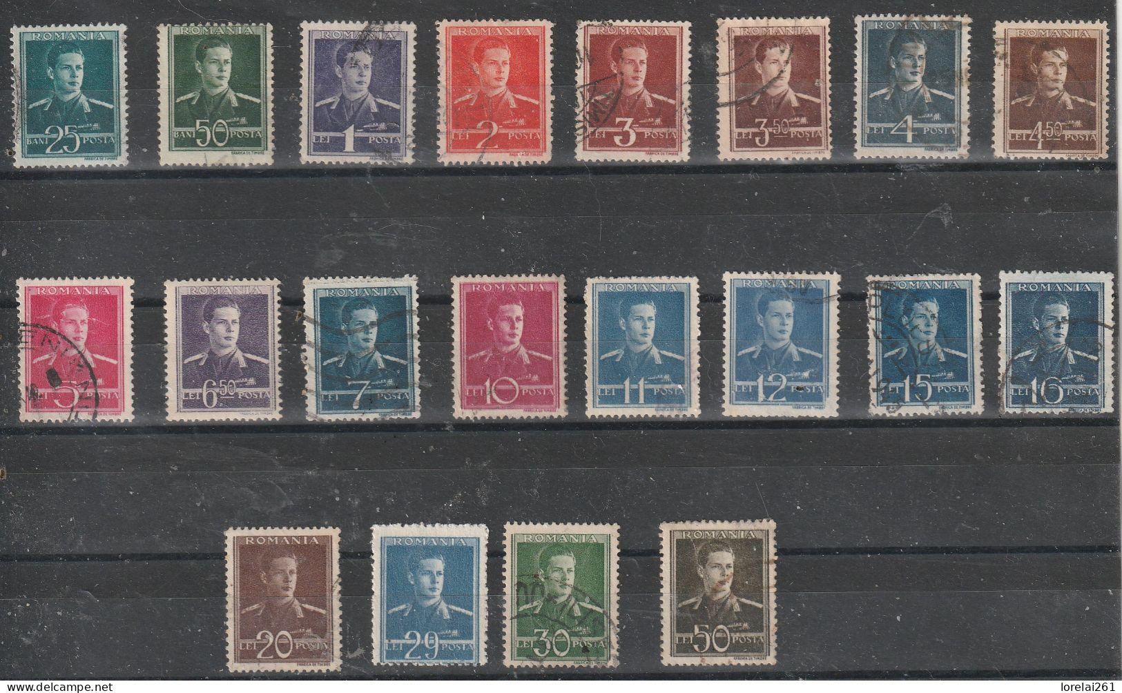 1944 - Le Roi Mihai Mi No 797/816 - Used Stamps
