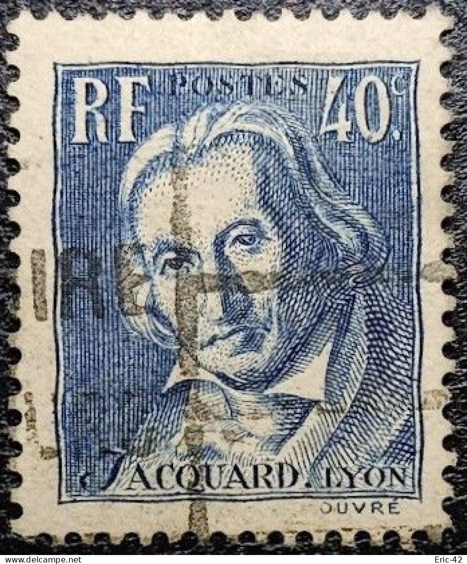 FRANCE Y&T N° 295. JACQUARD. Cachet Publicitaire... - Used Stamps