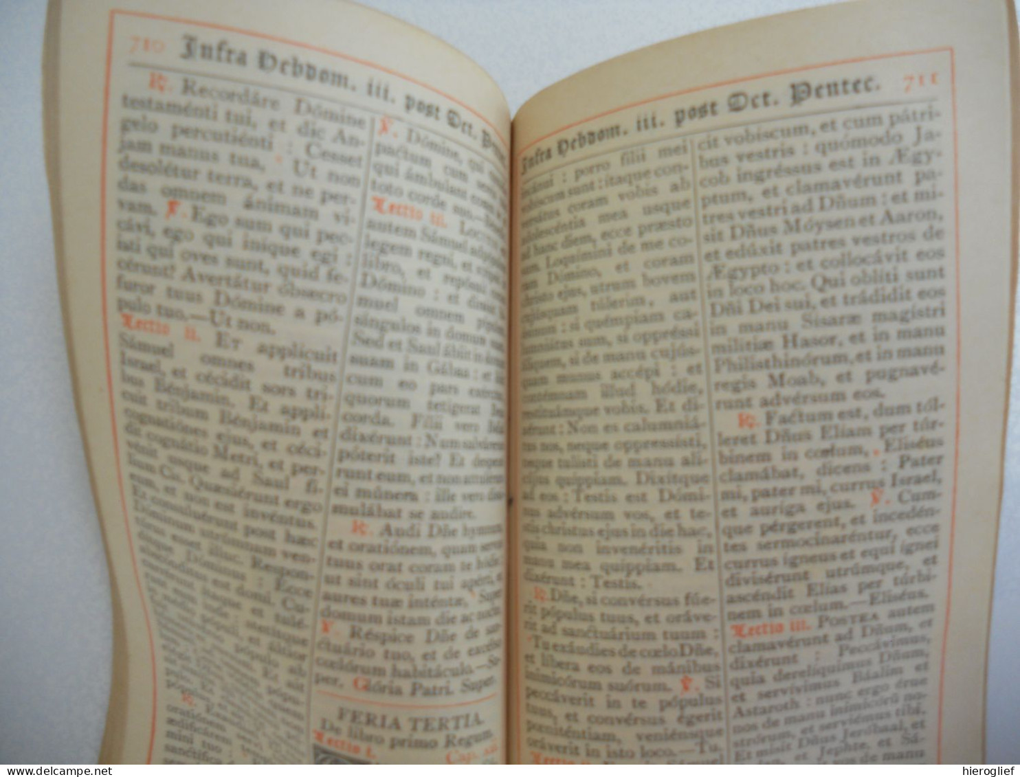 Breviarium Romanum - Proprium De Tempore - A Dominica Trinitati Usque Ad Dûicani VI. Post Pentecosten / Tournai - Old Books