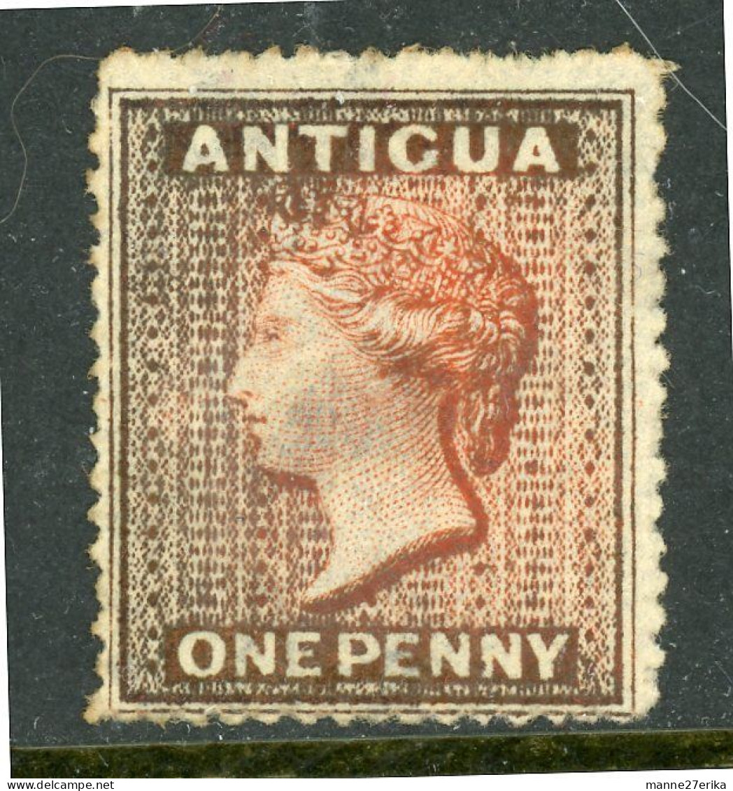 -1863-Antigua-"Queen Victoria" MH (*) - 1858-1960 Crown Colony