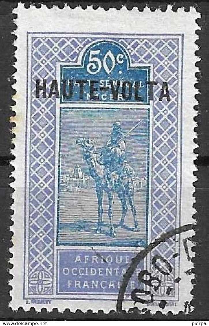 ALTO VOLTA - 1922 - CENT. 50 - USATO (YVERT 30 - MICHEL 22 ) - Gebraucht