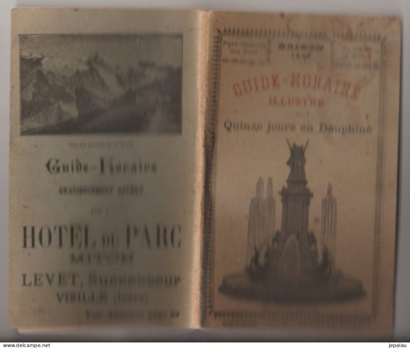 Guide Horaire Illustré / Quinze Jours En Dauphiné (1897) - Personen
