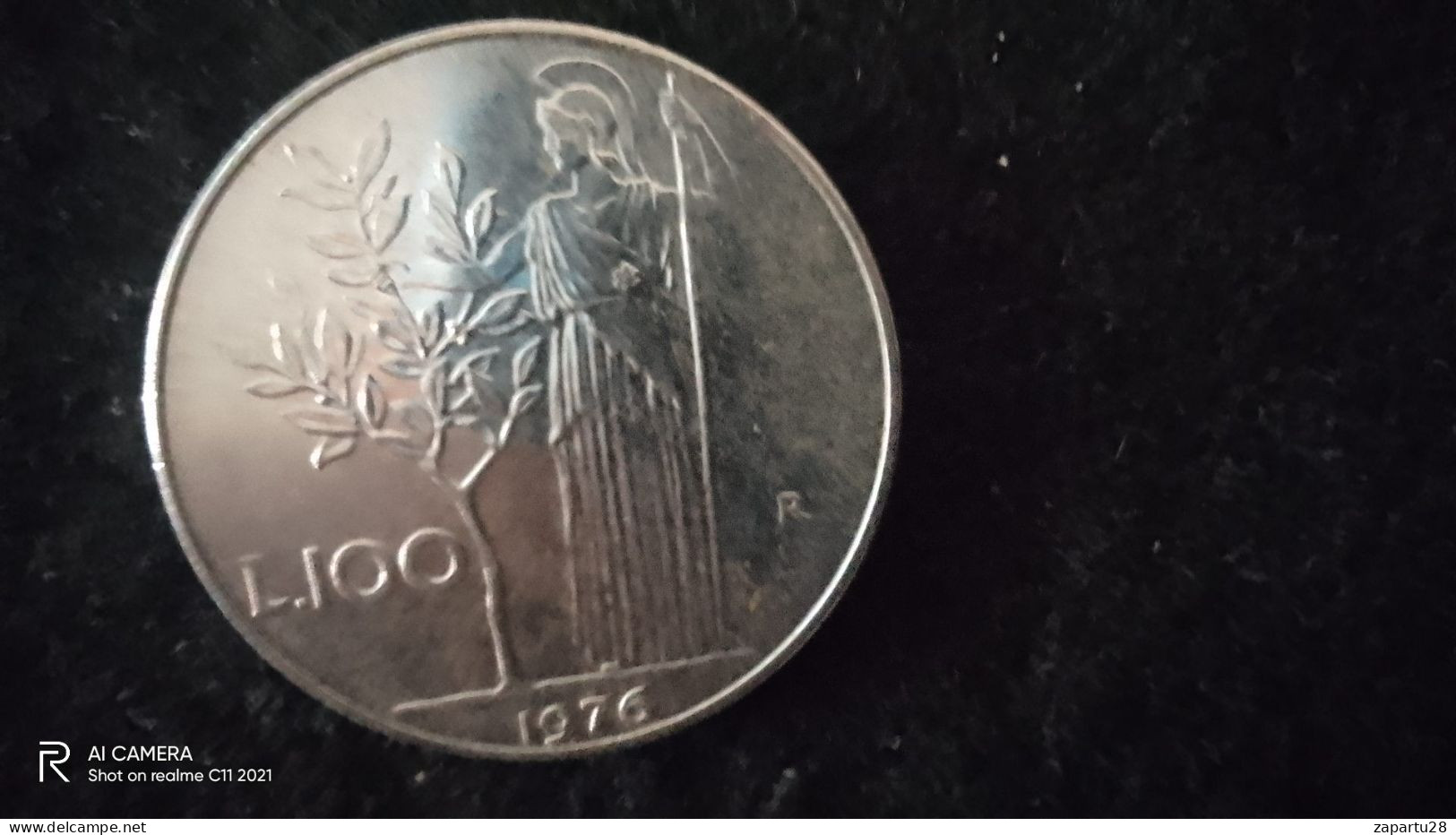 İTALYA-1976  100   CENT  XF- - 50 Liras