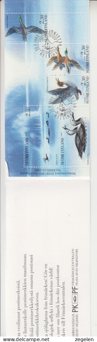 Finland Postzegelboekje Facit H22 Michel MH35 Met FDC-stempel - Cuadernillos