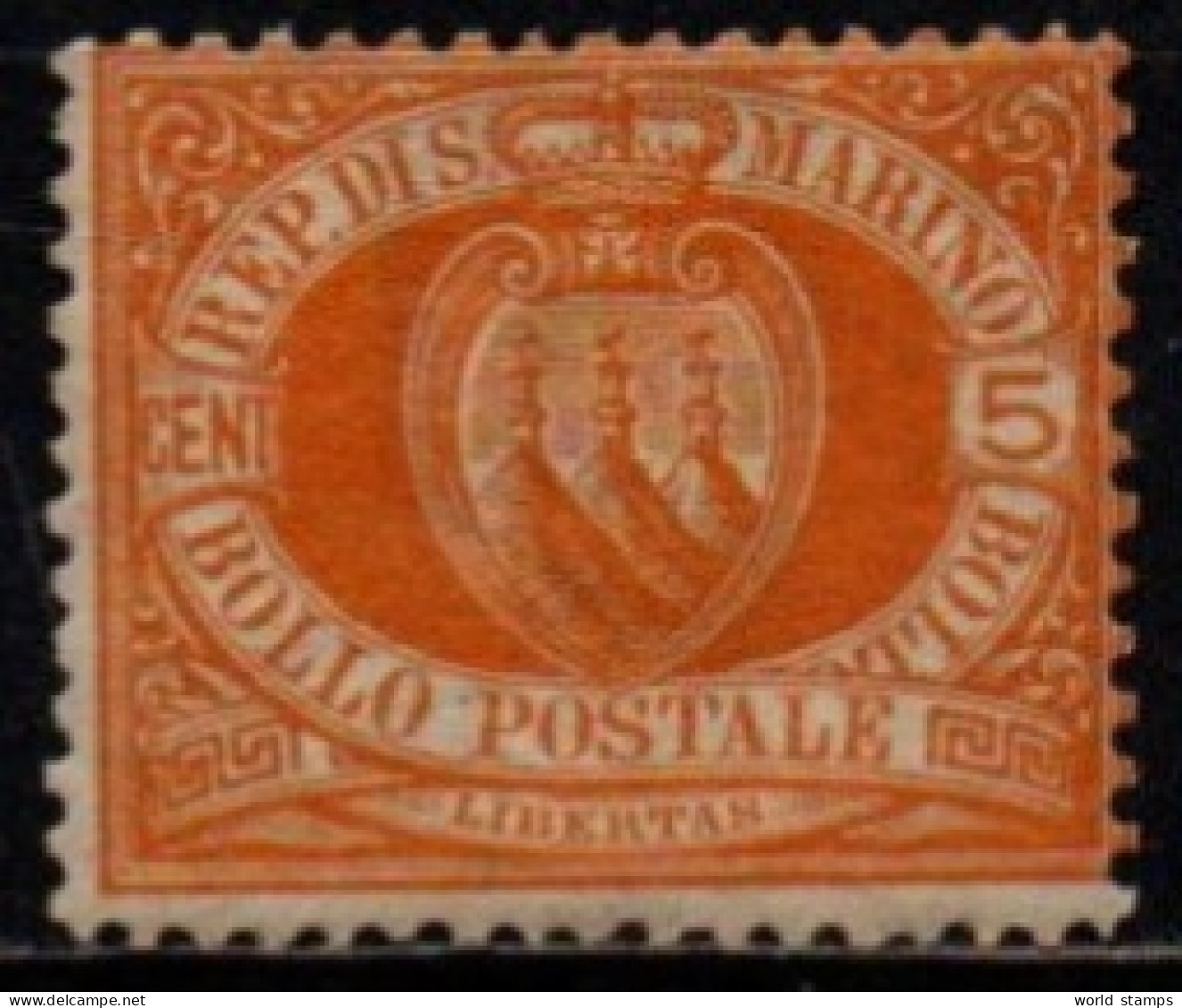 SAINT-MARIN 1877-90 * - Ungebraucht