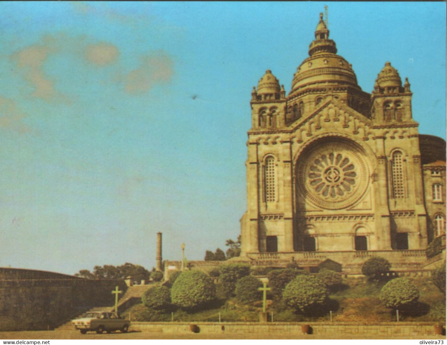VIANA DO CASTELO - Pormenor Do Templo-Monumentodo Coração De Jesus Em Santa Luzia - PORTUGAL - Viana Do Castelo