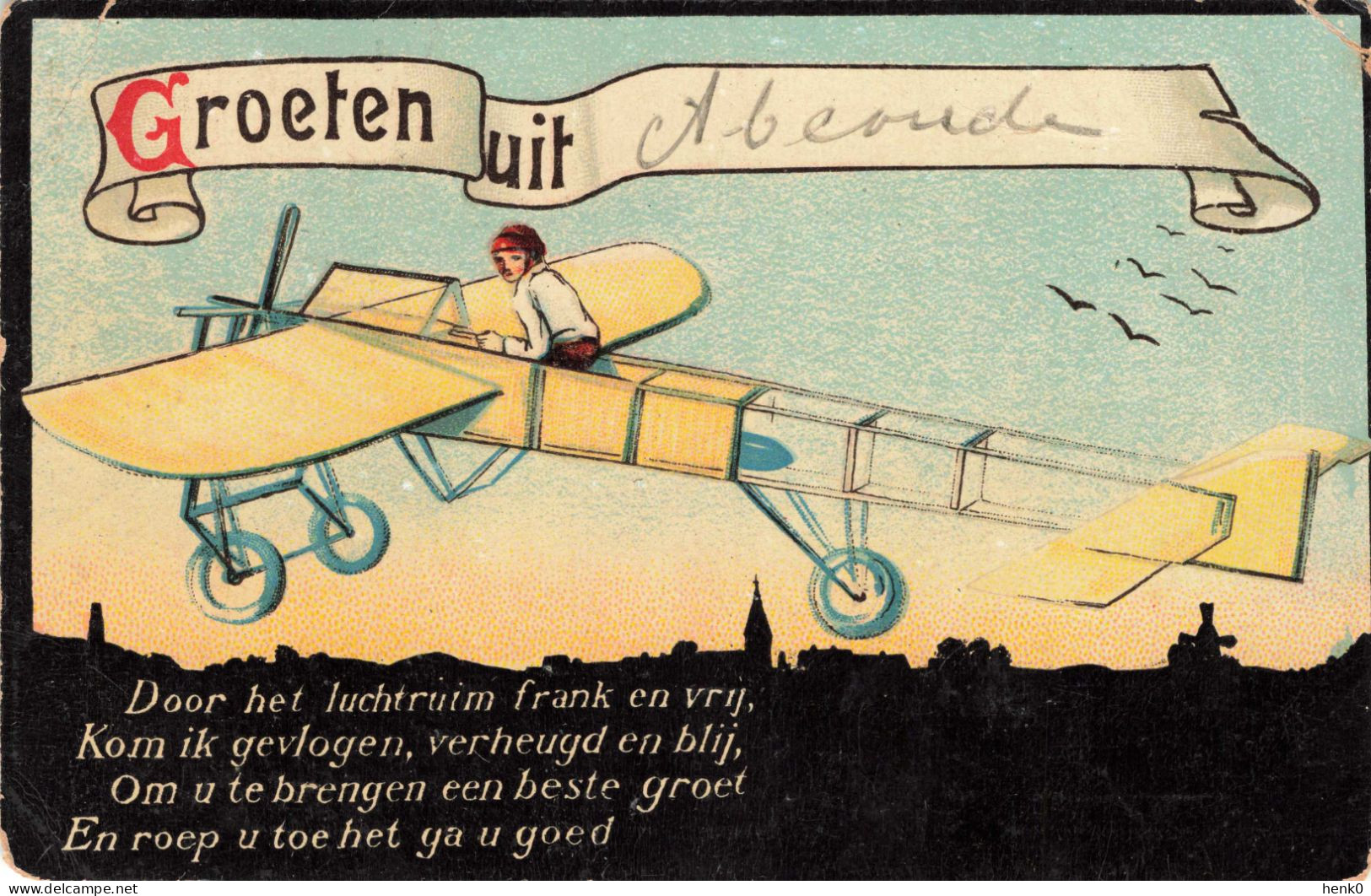 Abcoude Groeten Uit Fantasiekaart Oud 1912 C3179 - Other & Unclassified