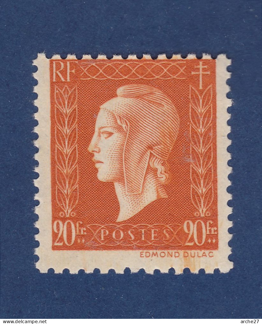 TIMBRE FRANCE N° 700 NEUF ** - 1944-45 Marianne Of Dulac