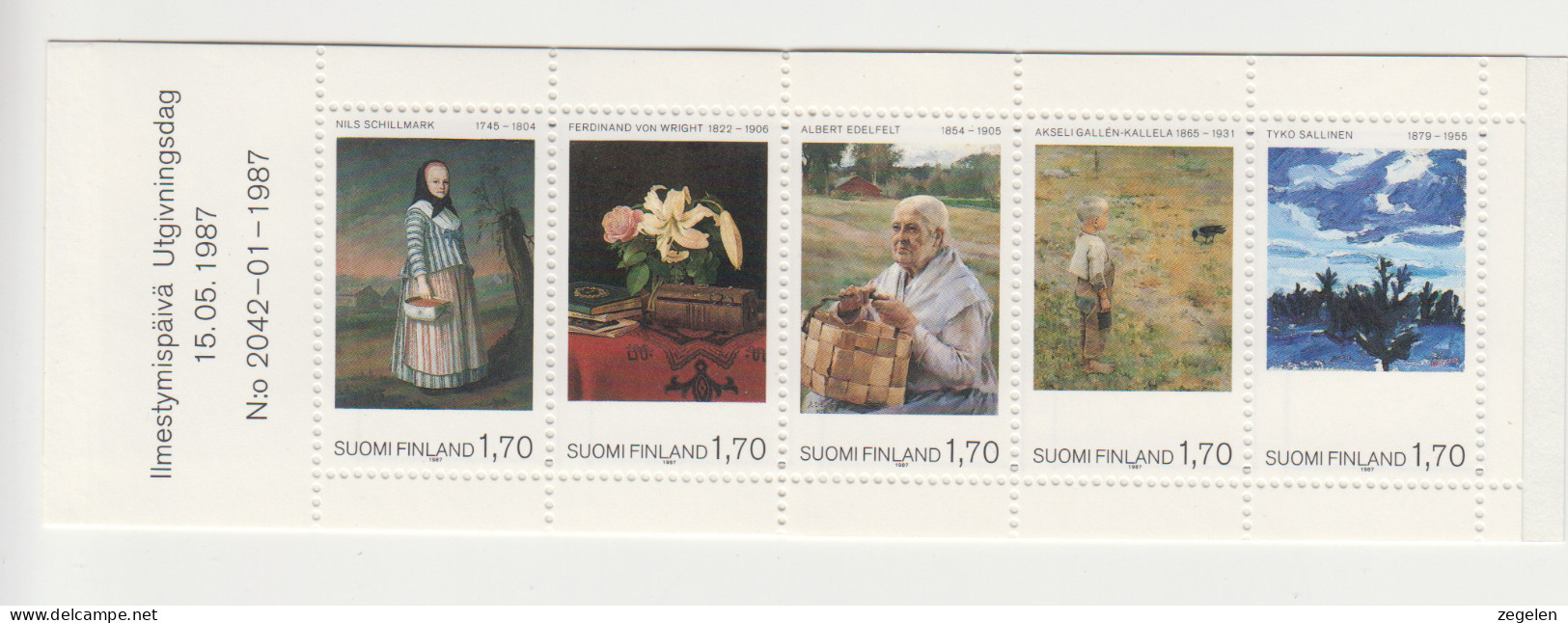 Finland Postzegelboekje  Facit H9 Michel MH18 ** - Libretti