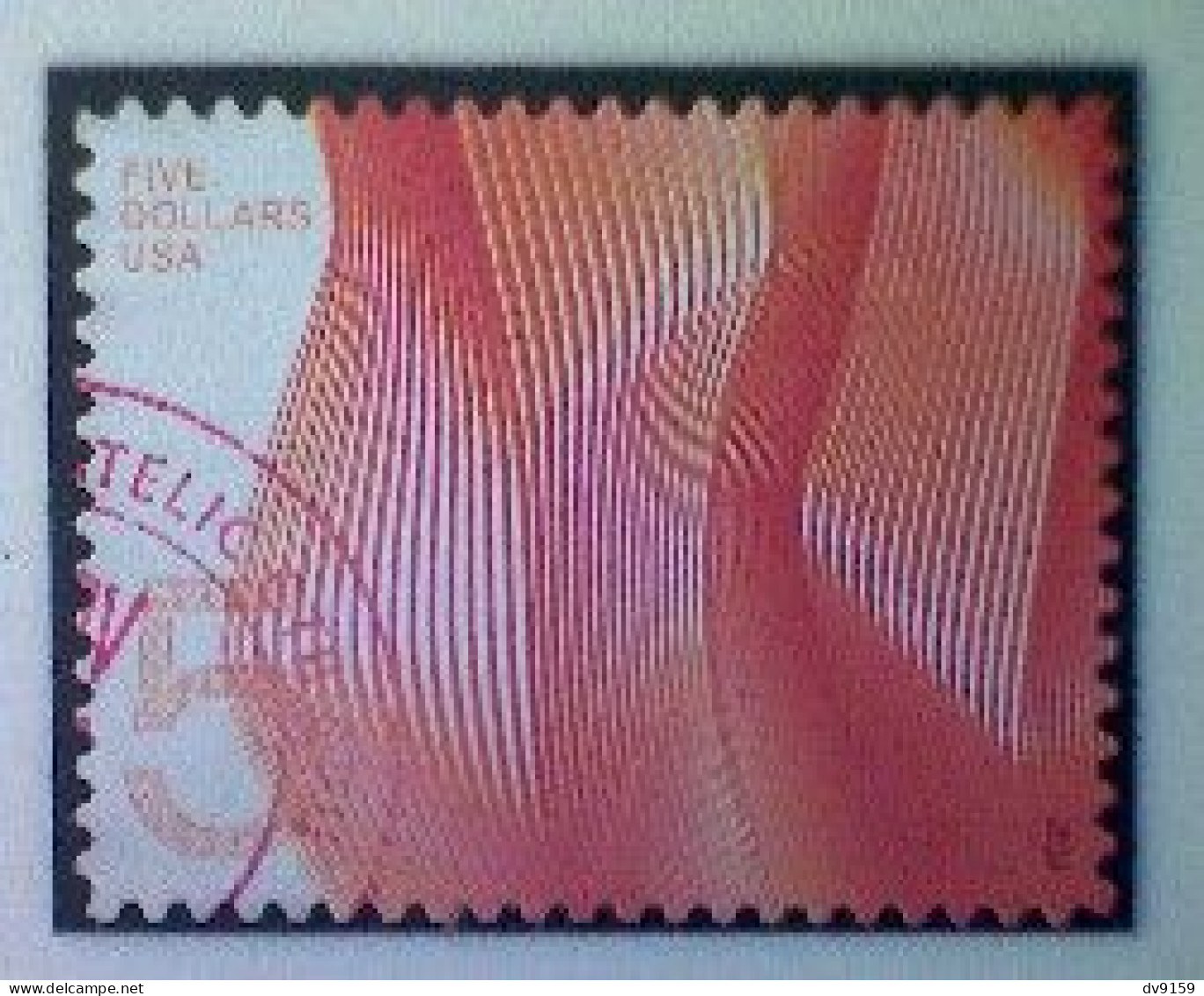 United States, Scott #4719, Used(o), 2012, Waves, $5, Light And Dark Orange - Used Stamps