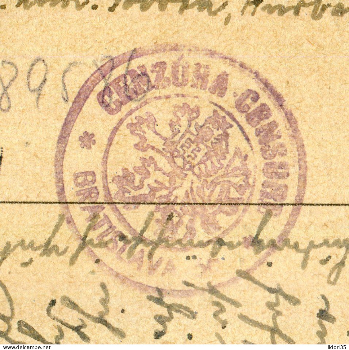 "TSCHECHOSLOWAKEI" 1950, Postkarte Mit "ZENSUR" (Zensurstempel "BRATISLAVA") Nach Deutschland (L1186) - Ansichtskarten