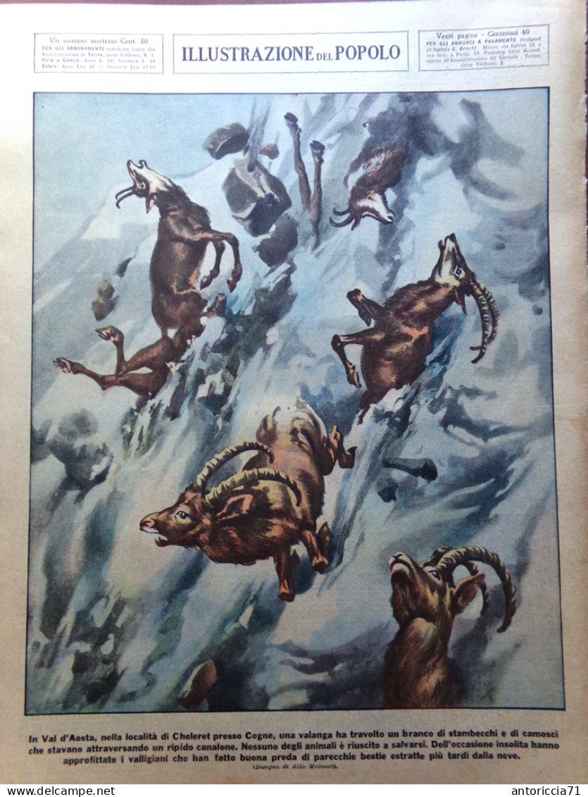 Illustrazione Del Popolo 11 Marzo 1934 Littoria Stavisky Prince Baracchini Siam - Otros & Sin Clasificación