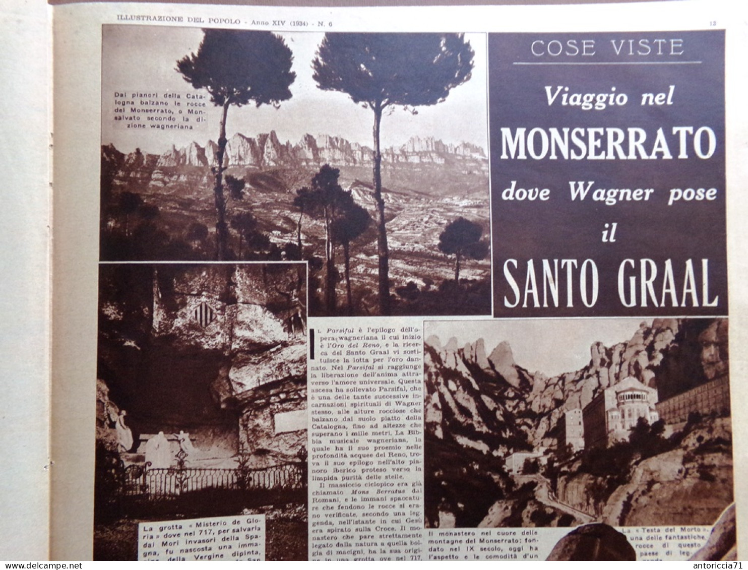 Illustrazione Del Popolo 11 Febbraio 1934 Duce Disfida Barletta Monserrato Garbo - Other & Unclassified