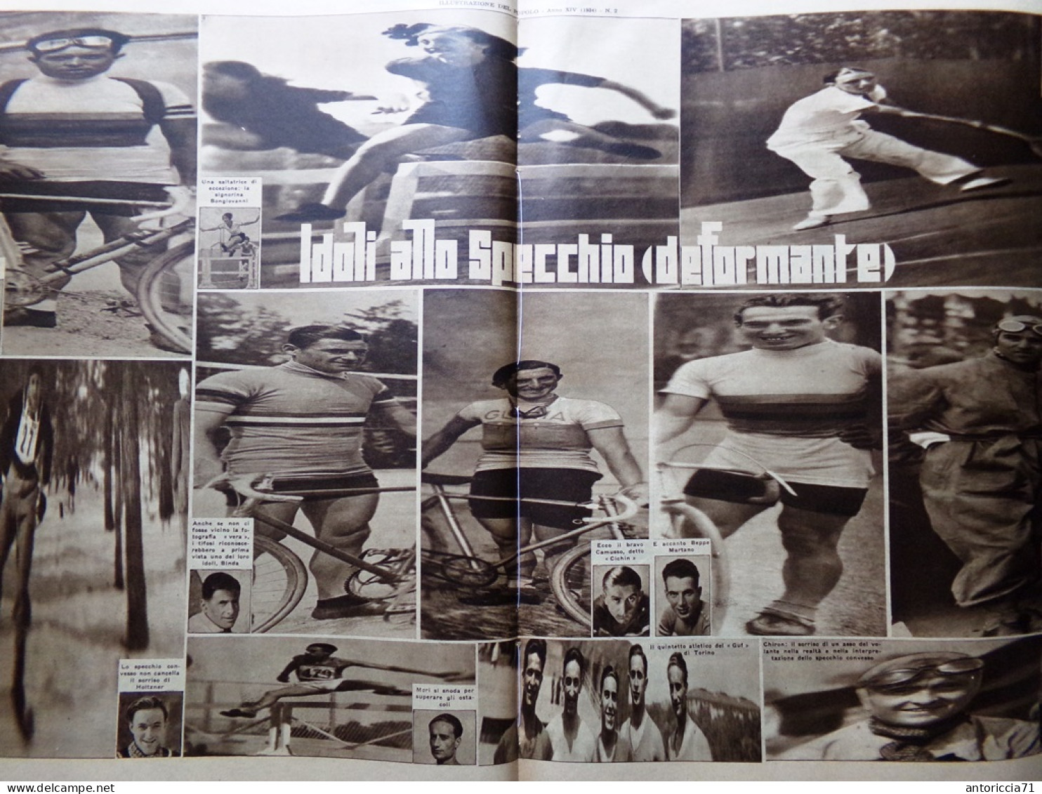 Illustrazione Del Popolo 14 Gennaio 1934 Alfieri Krassin Polo Lidia Stahl Tomei - Other & Unclassified