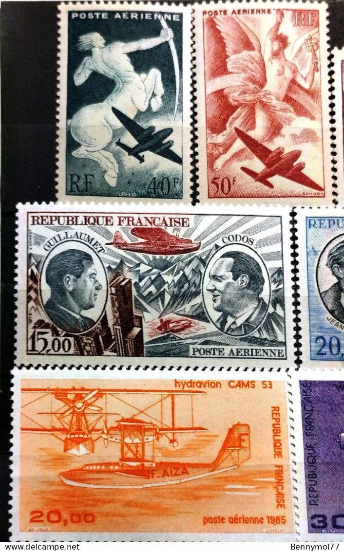 Poste Aérienne France N°16-17-44-47-48-56-58-59-60 Neuf - 1927-1959 Mint/hinged