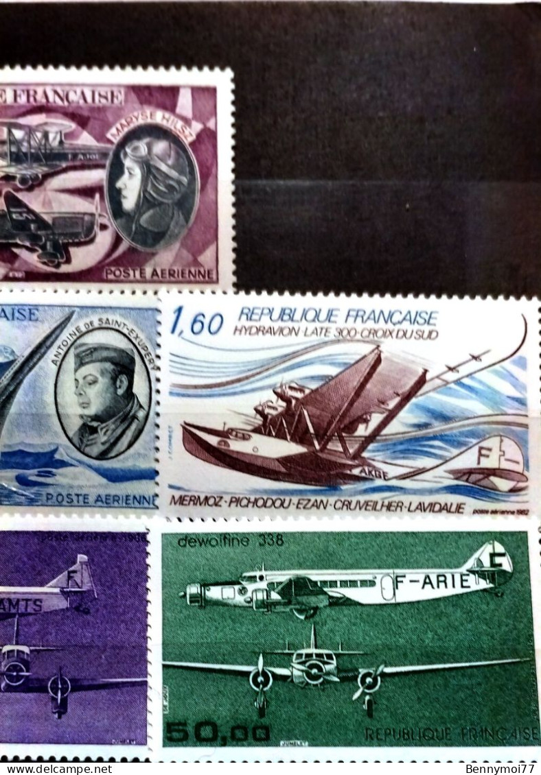 Poste Aérienne France N°16-17-44-47-48-56-58-59-60 Neuf - 1927-1959 Mint/hinged