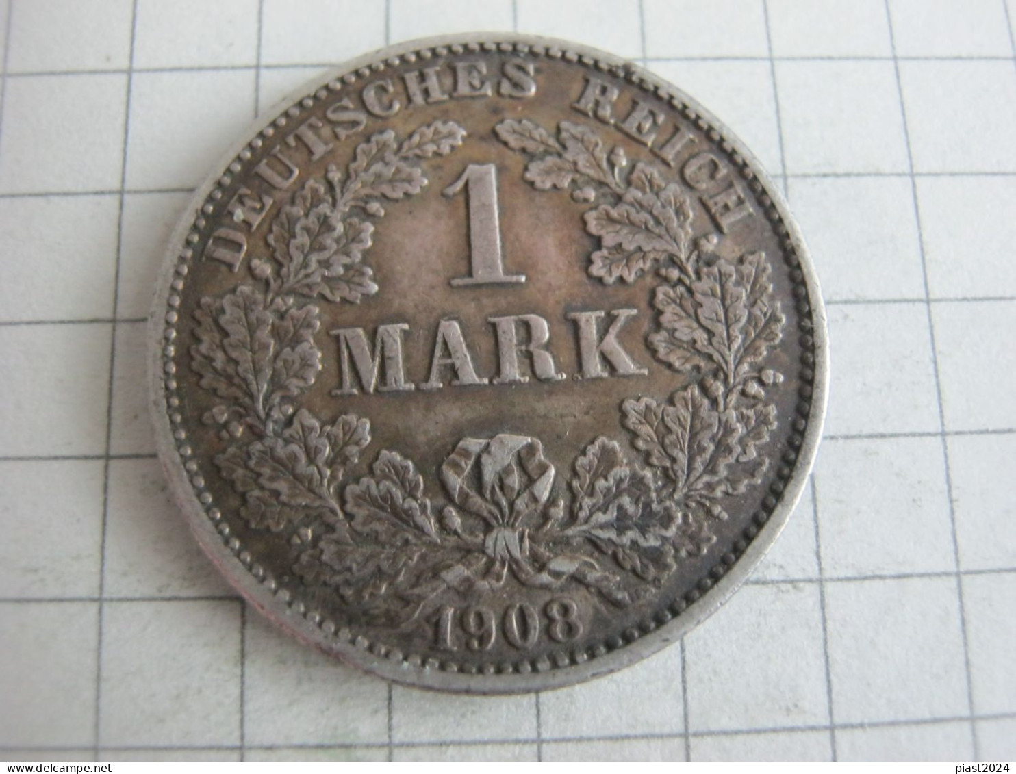 Germany 1 Mark 1908 G - 1 Mark