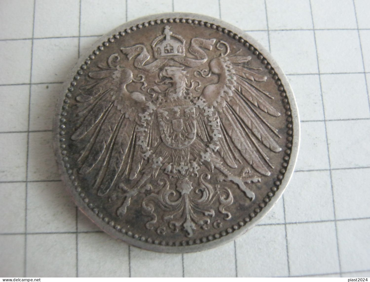 Germany 1 Mark 1908 G - 1 Mark