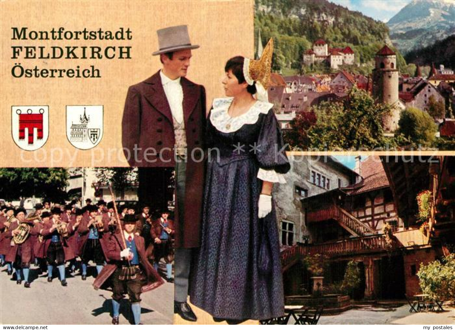 73338249 Feldkirch Vorarlberg Montfortstadt Tracht Musikkapelle Feldkirch Vorarl - Otros & Sin Clasificación
