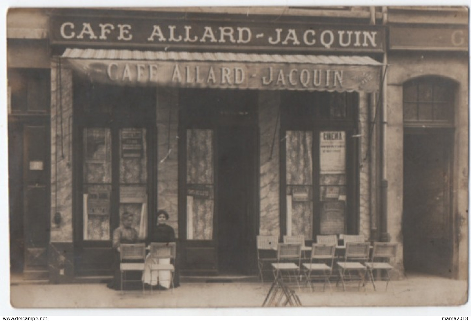 Café Allard_Jacquin   Carte Photo  édition Chavance - Cafes