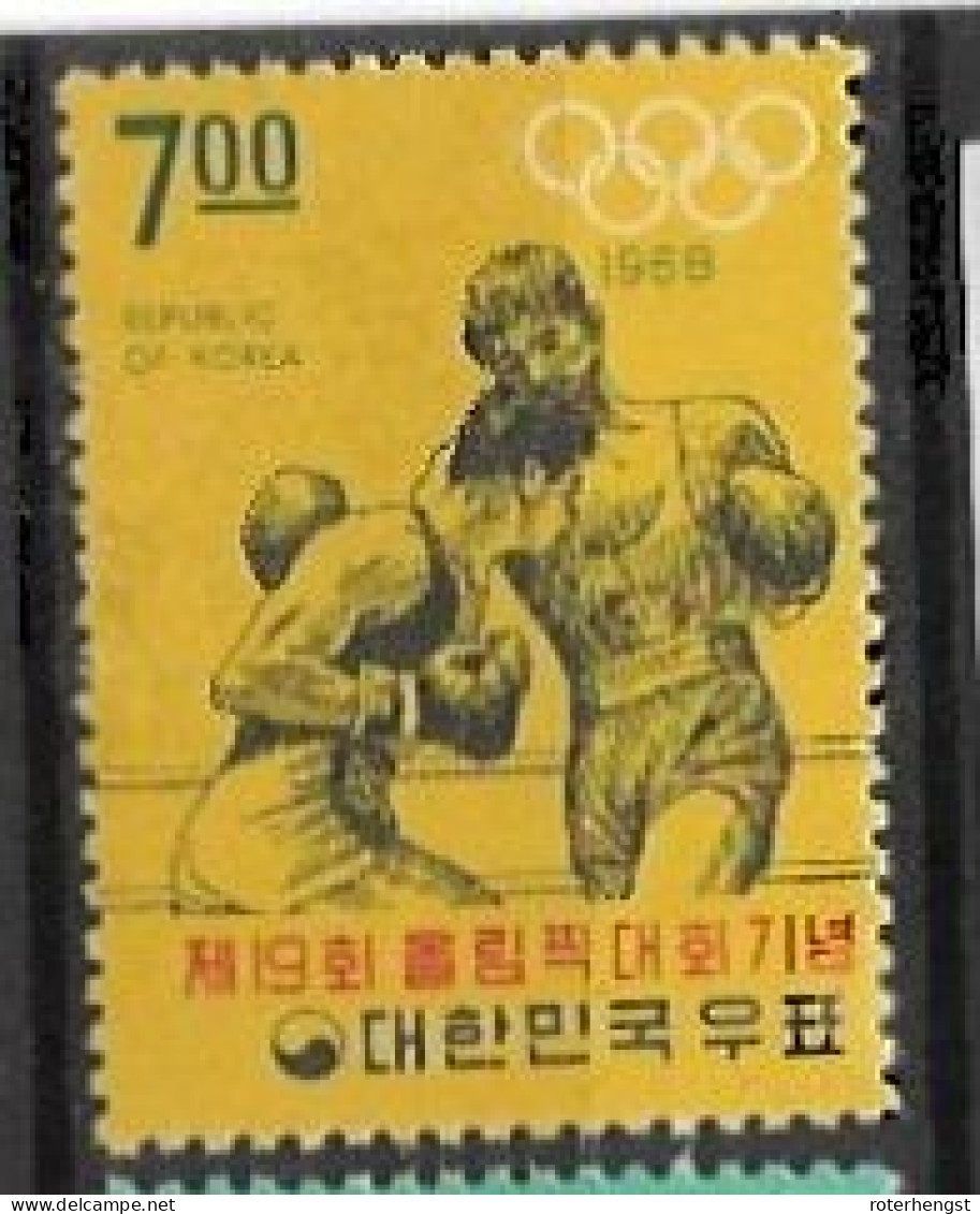 South Korea 1968 Mnh ** 20 Euros Boxing Boxe Olympics Mexico - Korea, South