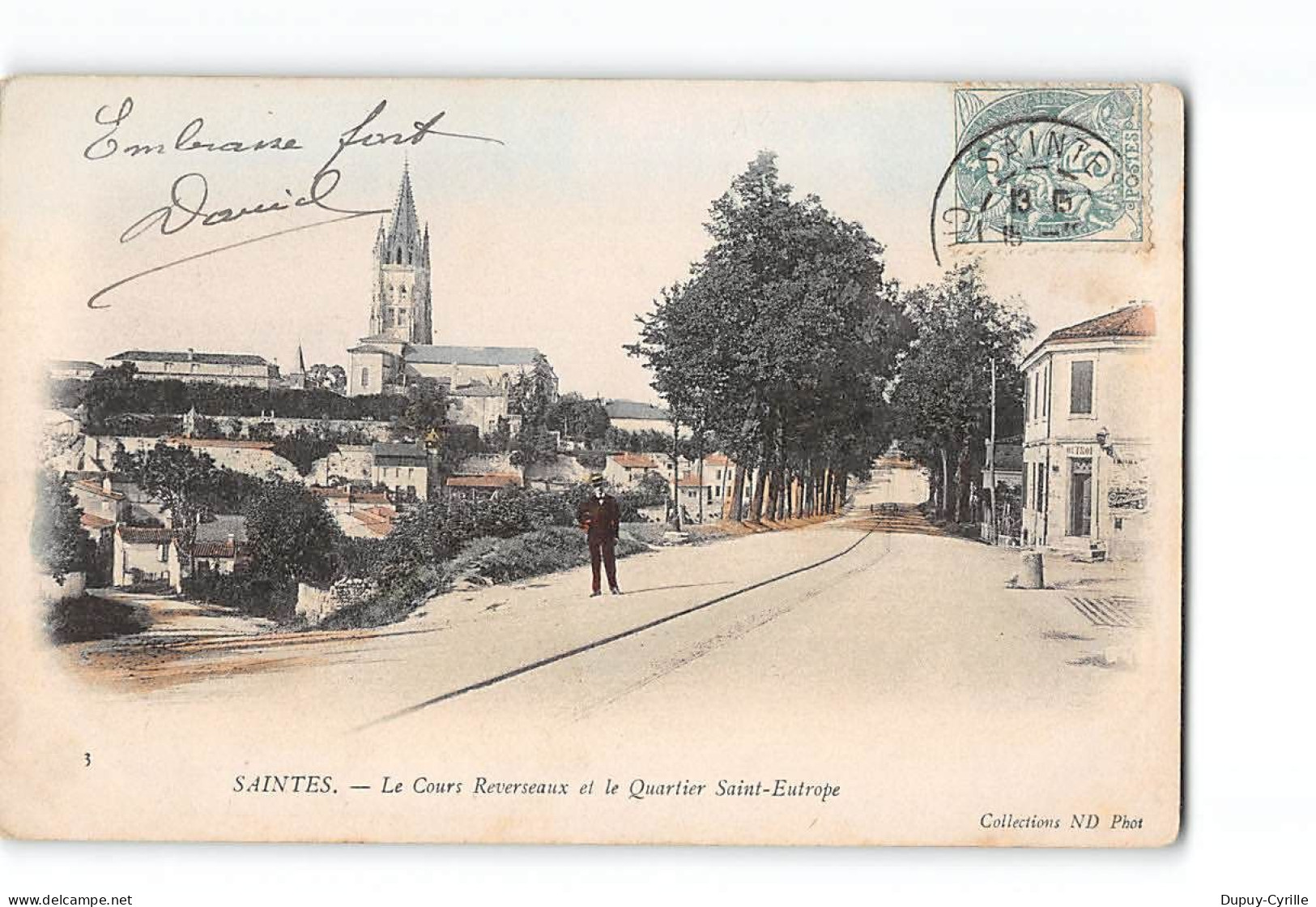 SAINTES - Le Cours Reverseaux Et Le Quartier Saint Eutrope - Très Bon état - Saintes