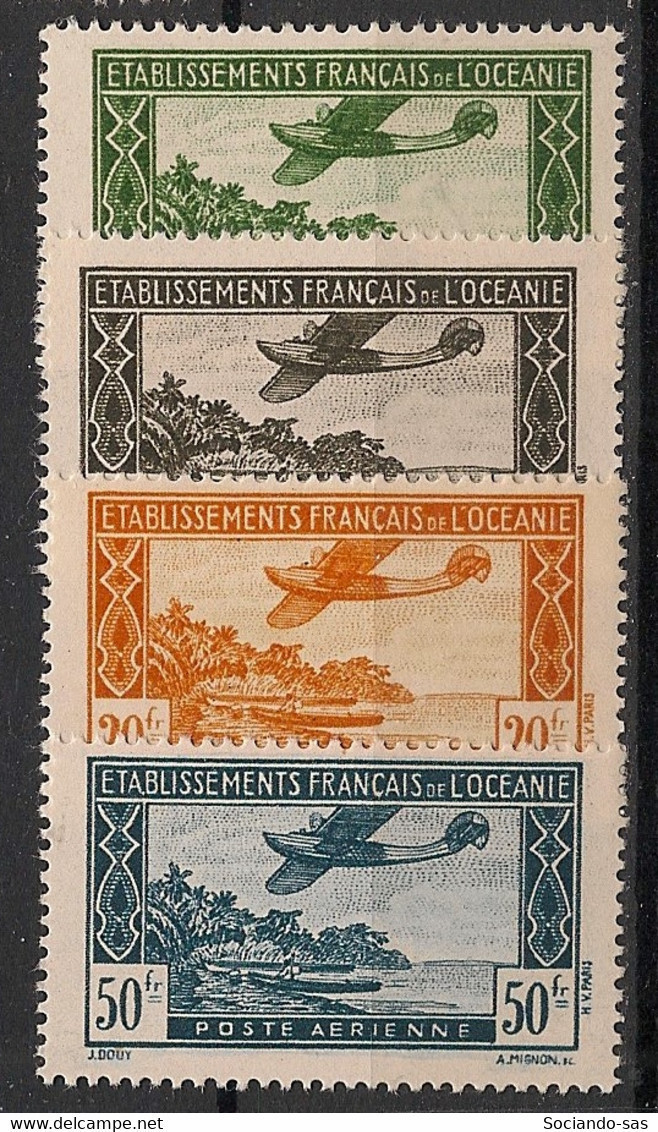 OCEANIE - 1944 - Poste Aérienne  PA N°YT. 14 à 17 - Série Complète - Neuf Luxe ** / MNH / Postfrisch - Poste Aérienne