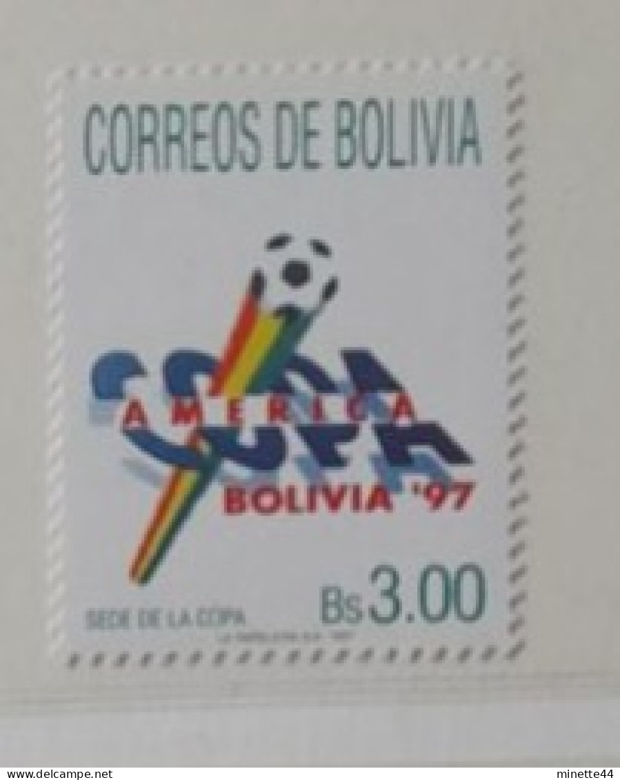 BOLIVIE BOLIVIA MNH**  1997 FOOTBALL FUSSBALL SOCCER CALCIO VOETBAL FUTBOL FUTEBOL FOOT FOTBAL - Unused Stamps