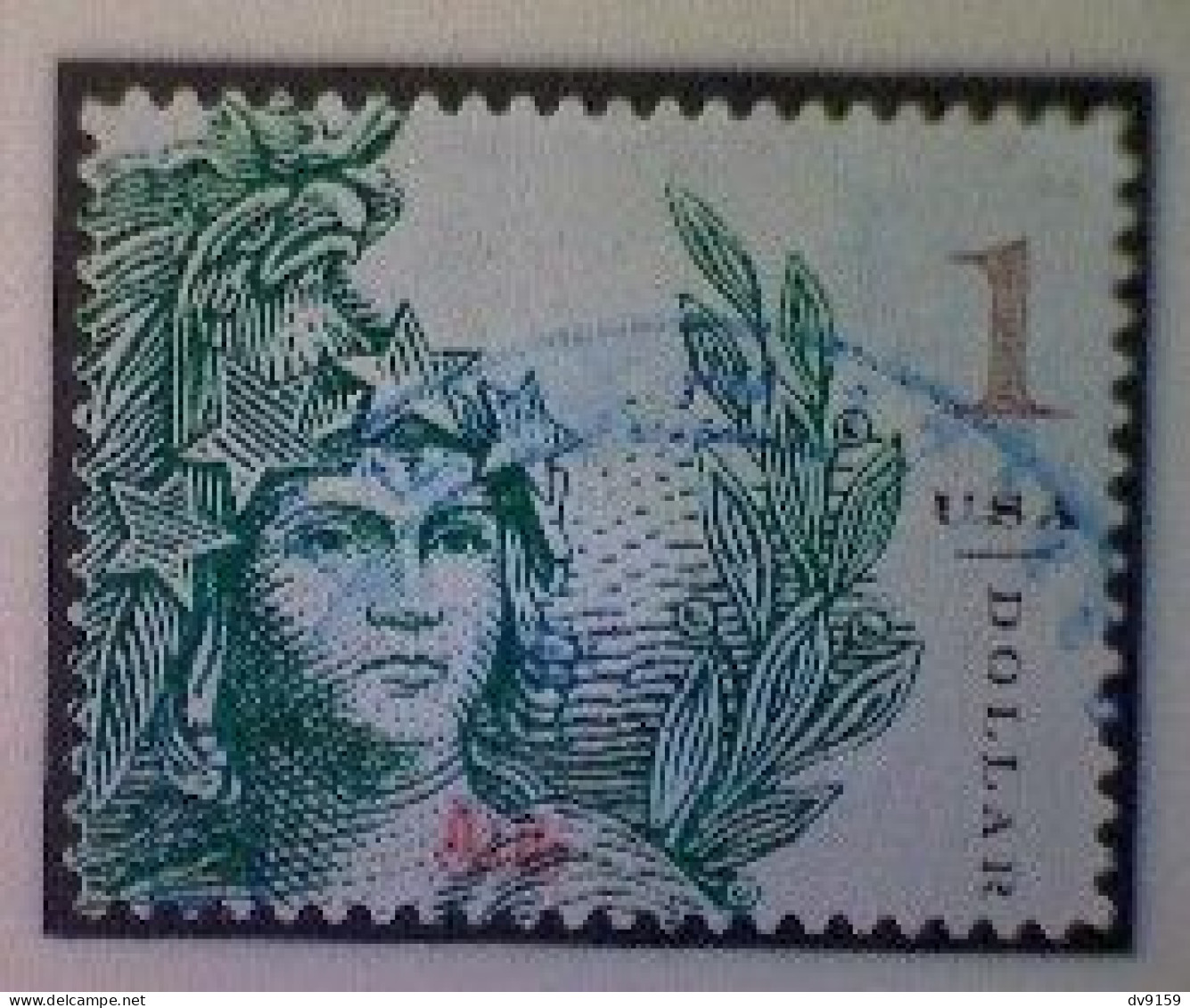 United States, Scott #5295, Used(o), 2018, Statue Of Freedom, $1.00, Emerald - Gebraucht