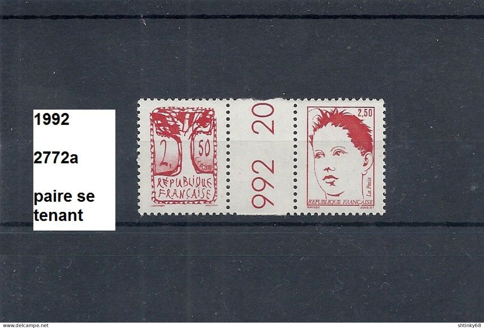 Variété De 1992 Neuf ** Y&T N° P 2772a - Unused Stamps