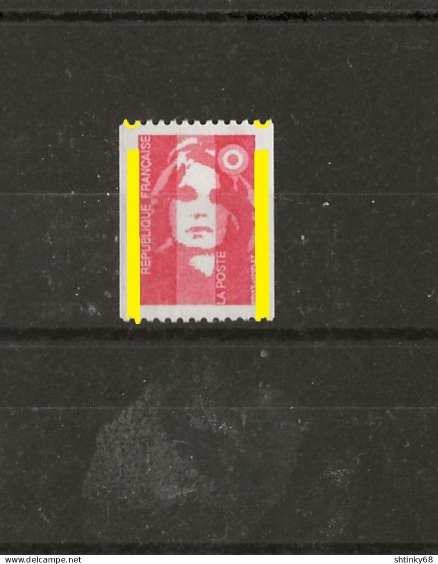 Variété Roulette De 1993 Neuf** Y&T N° 2819d Avec 2 Bandes à Cheval - Unused Stamps