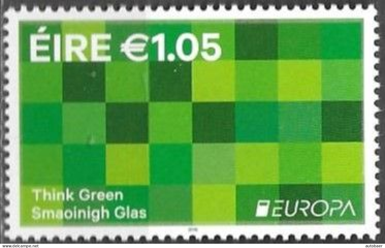 Ireland Irlande Eire Irland 2016 Europa Cept Think Green 1v. Mi. 2185 MNH Neuf Postfrisch ** - 2016