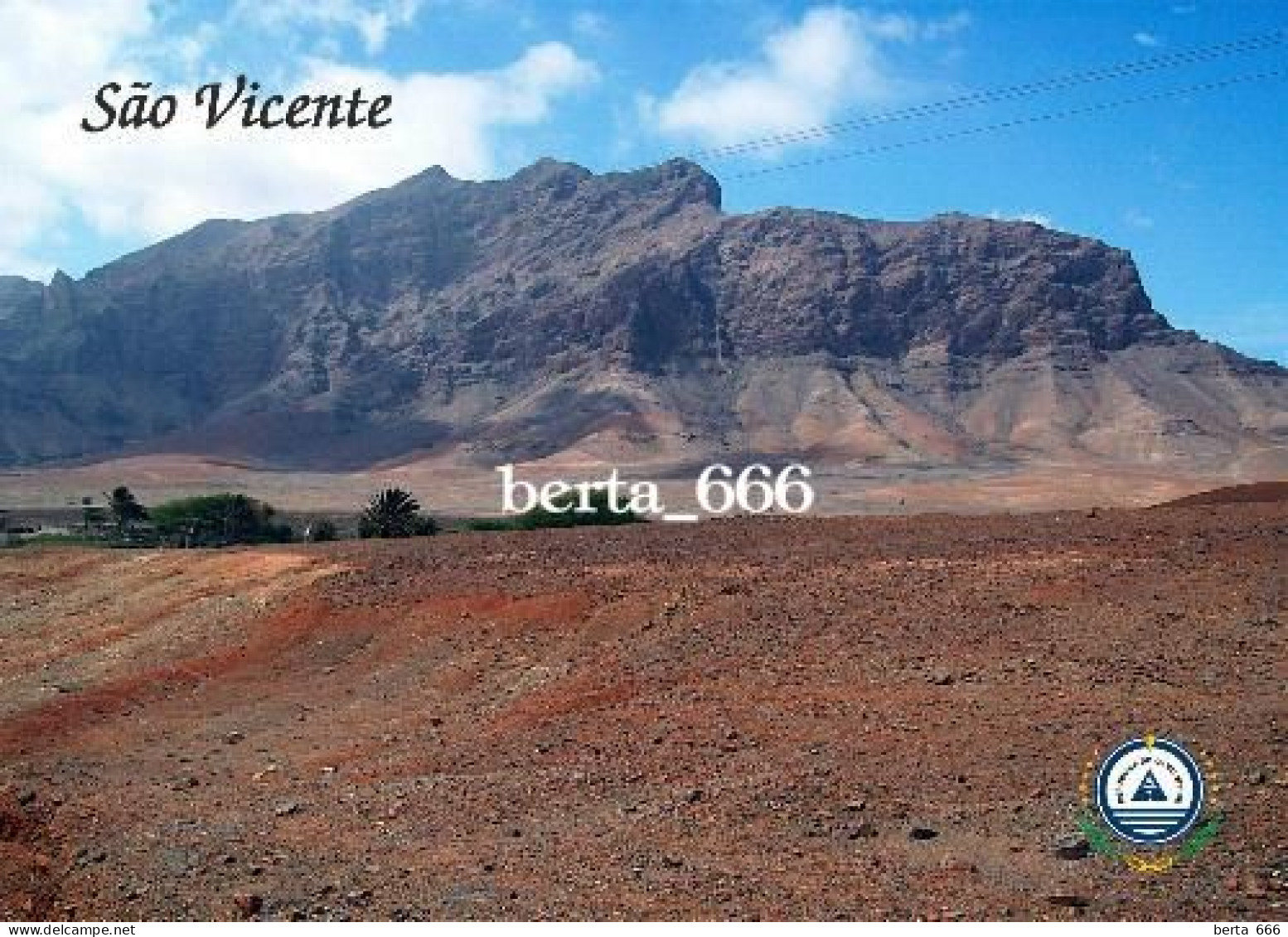 Cape Verde Sao Vicente Island New Postcard - Kaapverdische Eilanden