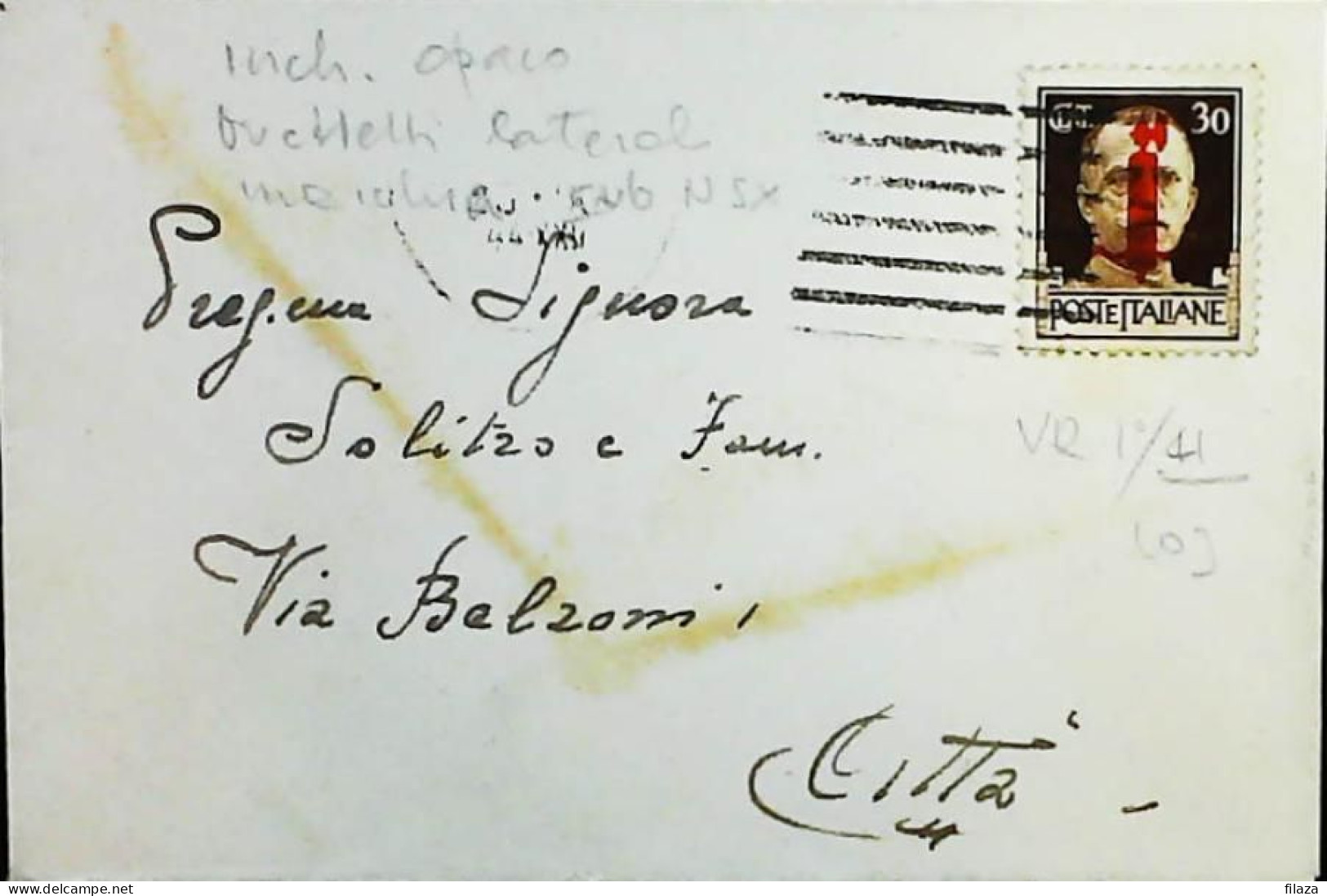 RSI 1943 - 1945 Lettera / Cartolina  - S7512 - Poststempel
