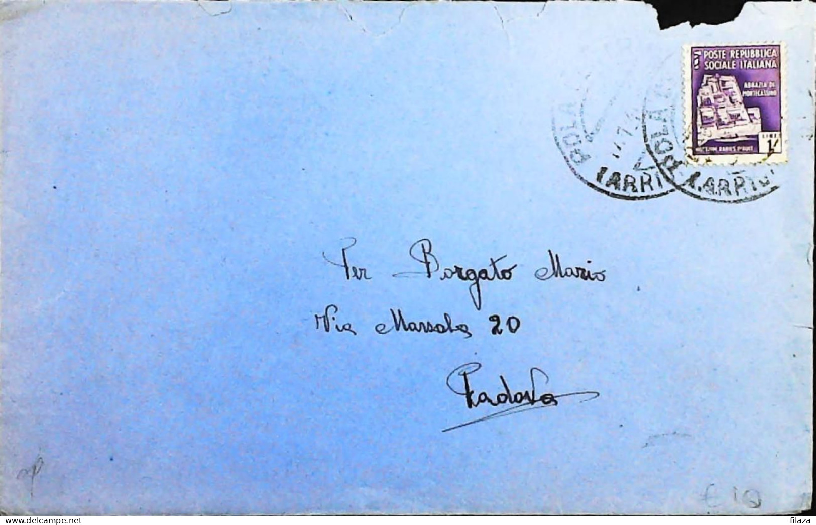 RSI 1943 - 1945 Lettera / Cartolina Da Pola - S7459 - Marcofilie