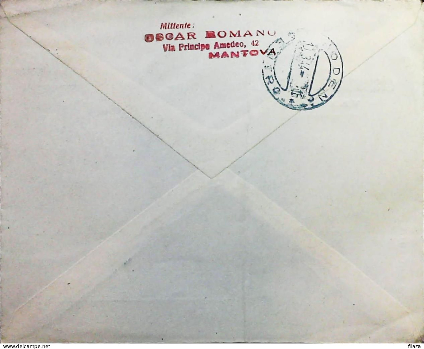 RSI 1943 - 1945 Lettera / Cartolina Da Mantova - S7480 - Poststempel