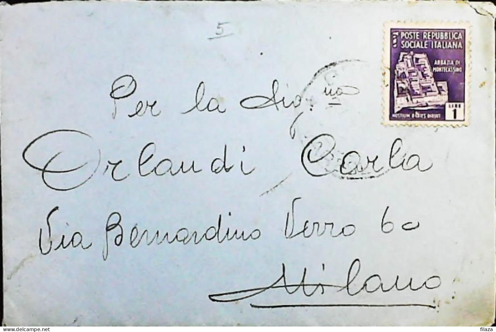 RSI 1943 - 1945 Lettera / Cartolina Da Besnate (Varese) - S7442 - Marcophilia
