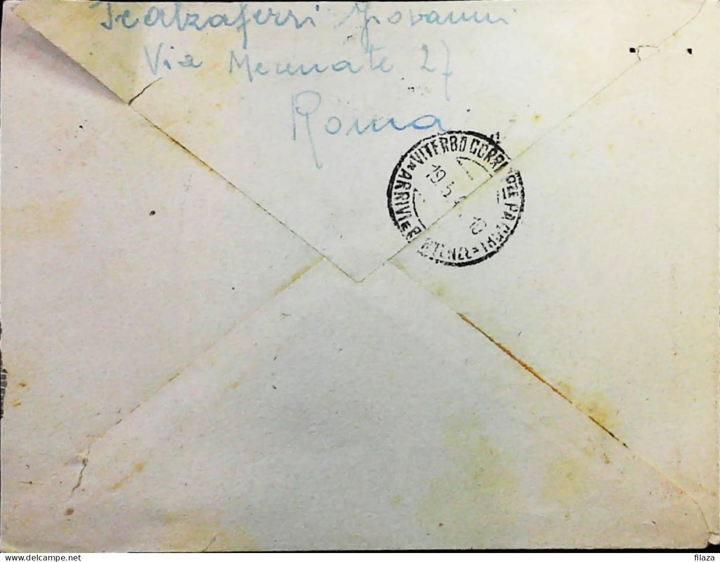 RSI 1943 - 1945 Raccomandata Da Roma  - S7534 - Storia Postale