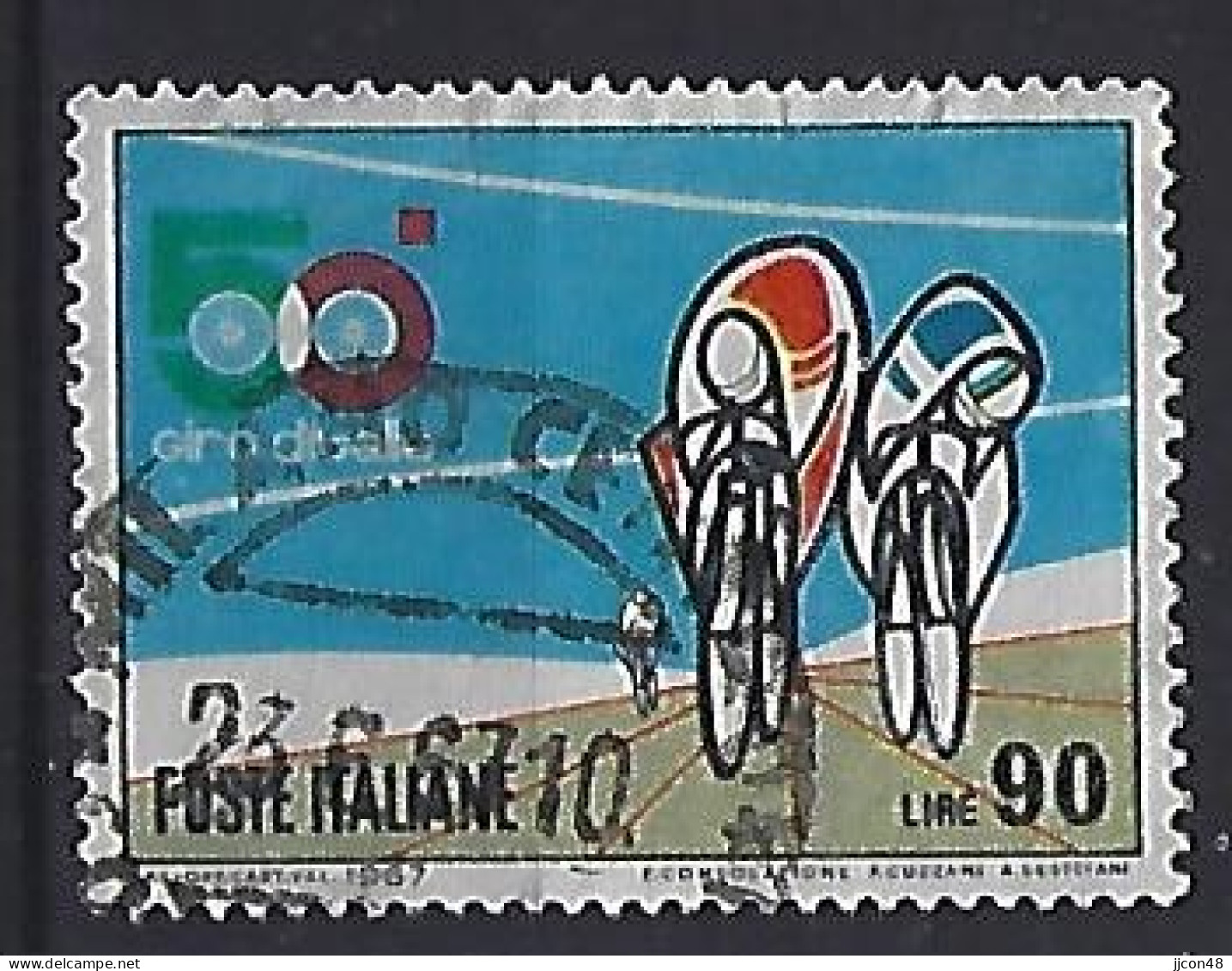 Italy 1967  Radrundfahrt "Giro D`Italia" (o) Mi.1232 - 1961-70: Used