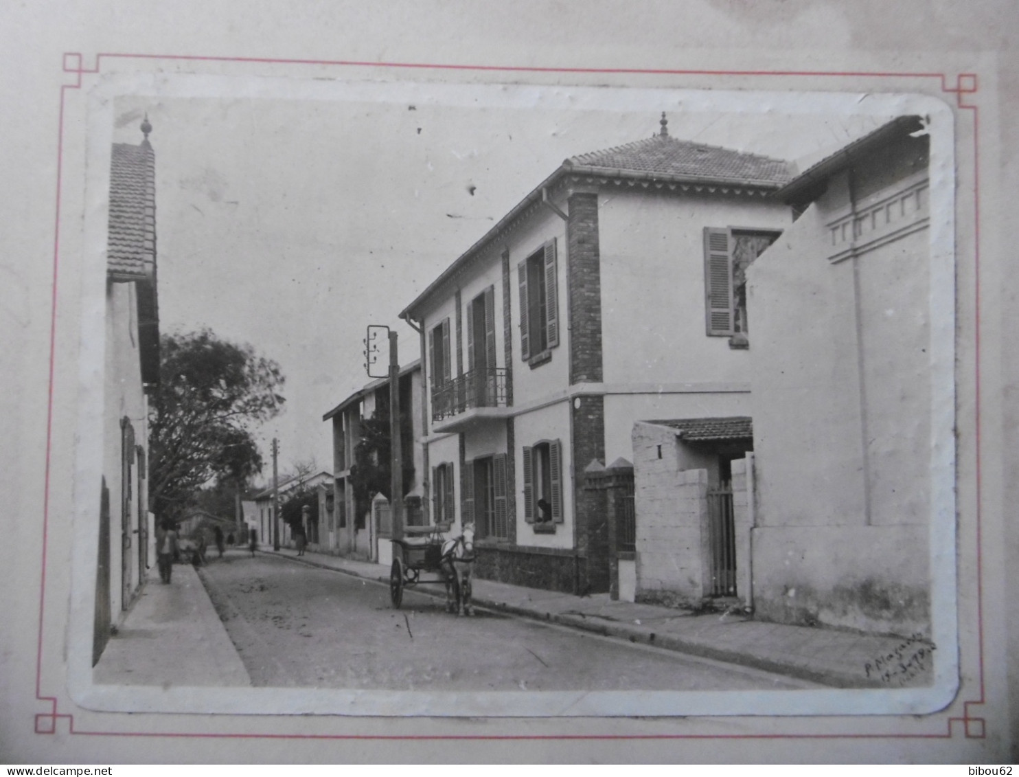 DAKAR  ( SENEGAL ) Photo Monté Sur Carton D'une Rue  - 1910 - - Afrique