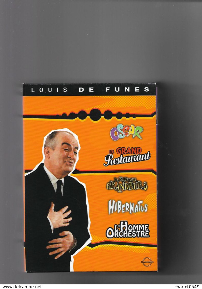 Coffret 5 Dvd Louis De Funes - Comédie