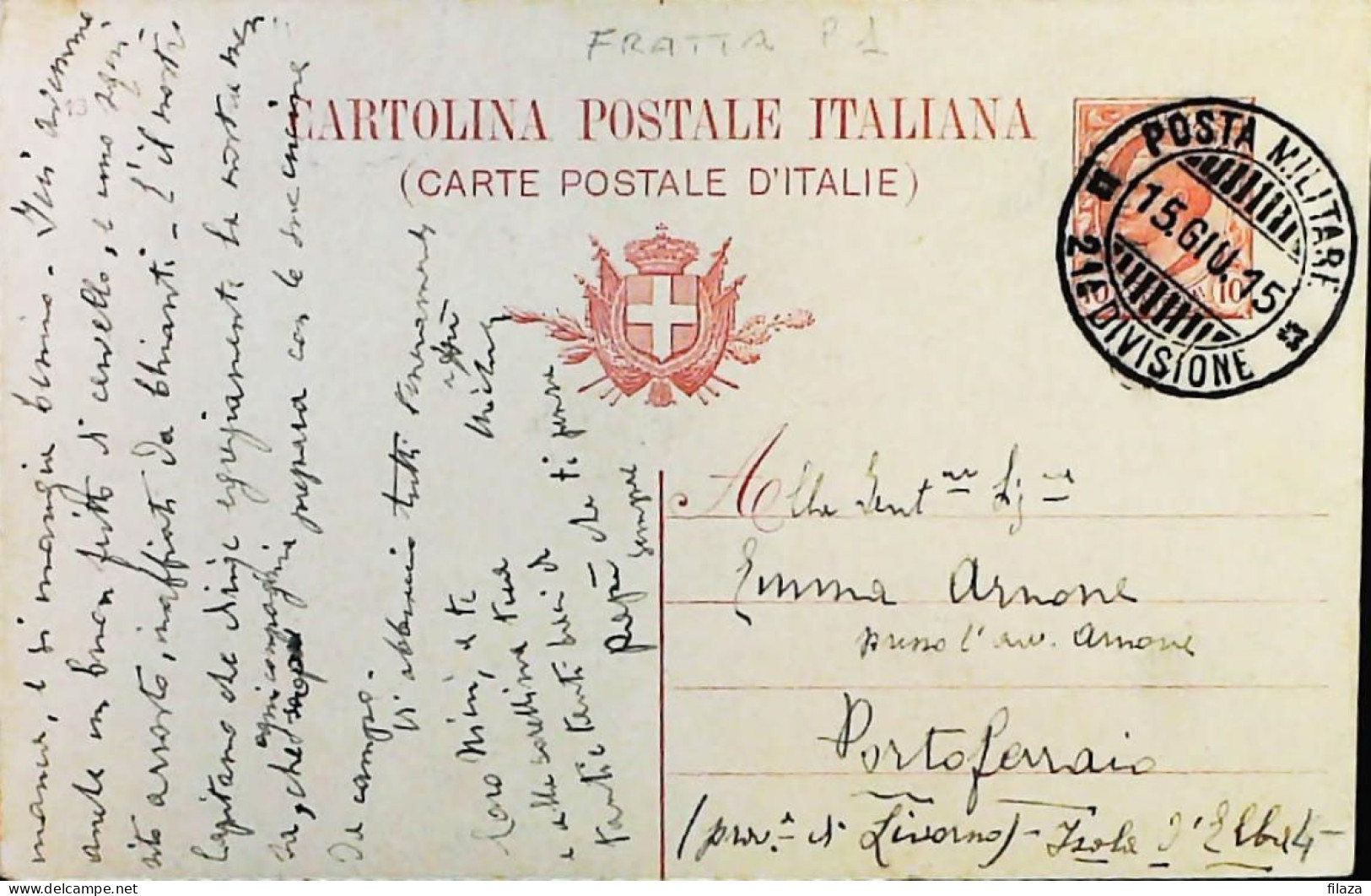 ITALY - WW1 – WWI Posta Militare 1915-1918 – S8026 - Military Mail (PM)
