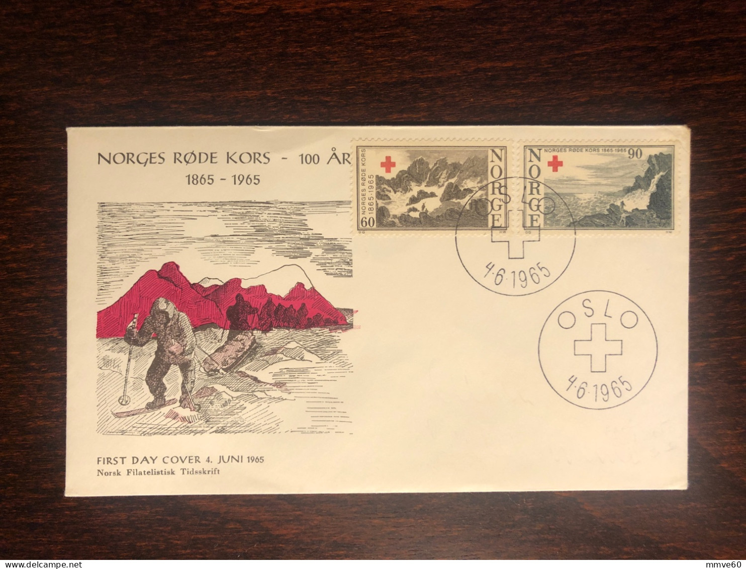 NORWAY FDC COVER 1965 YEAR  RED CROSS HEALTH MEDICINE STAMPS - FDC